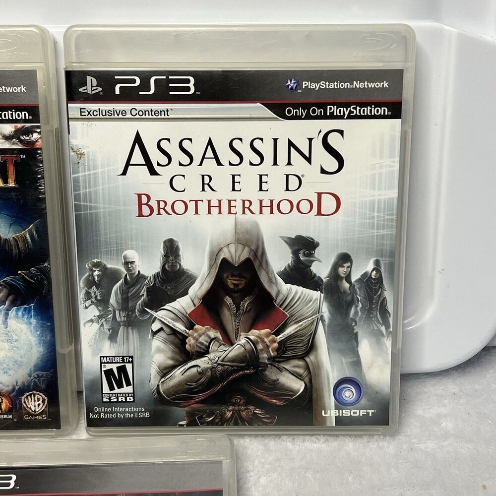 PS3 Mature 3 Game Lot Sony PlayStation 3 Mortal Kombat Assassin's Creed Tested - Picture 7 of 10
